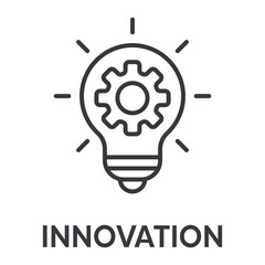 innovation concept simple design icons, simple style design inspiration for any interface and purpose suitable for symbols and more