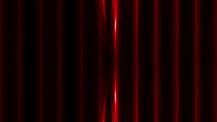 Wall Mural - loop animation blue and purple neon glowing lines with gradient waves moving background