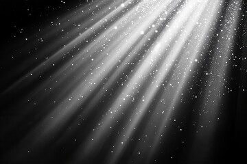 Wall Mural - abstract image of bright light rays coming down softly