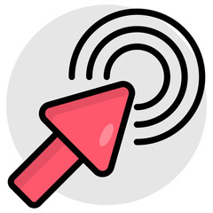 Wall Mural - creative design icon of cursor arrow