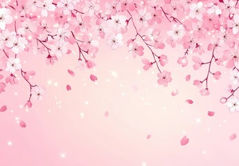 Poster - Delicate Pink Cherry Blossoms