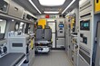 © Serhii - Interior View of Emergency Medical Vehicle: Inside Ambulance Equipped for Rescue and First Aid Service