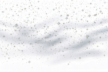 Canvas Print - png stars on black night universe space.