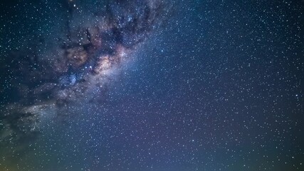 dark sky filled with stars and cosmic dust in outer space