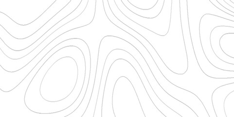 Wall Mural - abstract seamless pattern with lines topographic map, the black on white contours topography, abstra
