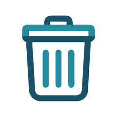 Aufkleber - Trash Can Icon Representing Delete and Remove Action