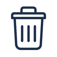 Aufkleber - Trash Can Icon Representing Delete and Remove Action