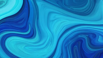 Wall Mural - vibrant blue abstract background: dynamic fluid textures and modern design elements