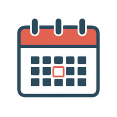 Poster - Calendar Icon Representing Schedule and Important Dates