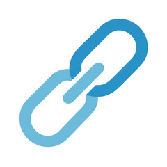 Aufkleber - Link Icon Representing Hyperlink or Chain Connection