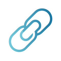 Poster - Link Icon Representing Hyperlink or Chain Connection