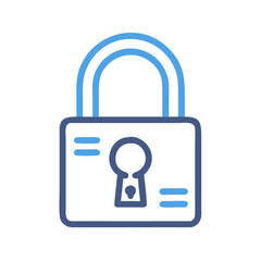 Aufkleber - Padlock Icon Representing Security and Data Protection