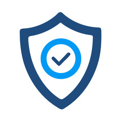 Fototapete - Shield Icon Representing Protection and Security