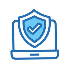 Fototapete - Shield Icon Representing Protection and Security