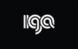 © Mahamud - IGA Creative Unique Modern Letter Logo Design. Stylized logo featuring a unique letter design, presenting abstract minimalist aesthetics and modern appeal.