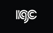© Mahamud - IGC Creative Unique Modern Letter Logo Design. Stylized logo featuring a unique letter design, presenting abstract minimalist aesthetics and modern appeal.