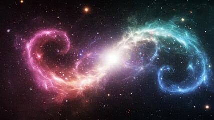 abstract galaxy background with stars