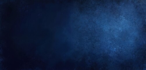 Aufkleber - Abstract blue background. Blurred templates for cards, posters, invitations. Distressed vintage backdrop with scratches, dust, copy space. Grunge texture, dark blue color with gradient, highlights.