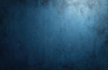 Aufkleber - Dark blue grunge textured background with light spot. Rough grainy surface suitable for product, website, articles placement, creative design projects. Color gradient background with shimmer.