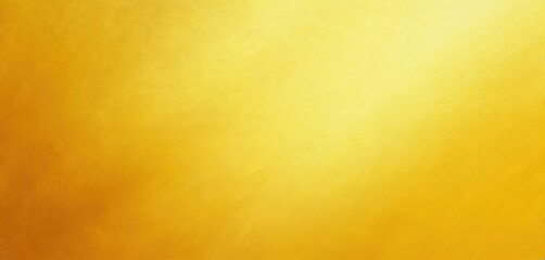 Wall Mural - Abstract golden background. Sunny yellow texture with noise and gradient. Use for wallpaper, digital design, jewelry, templates for postcards and posters. Includes copy space.