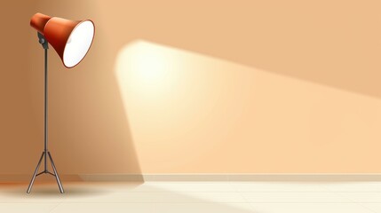 Wall Mural - brighten your design with a stunning vector spotlight effect that adds depth and drama to any projec