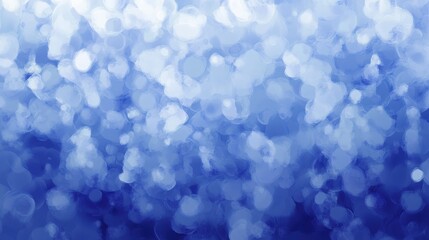 Abstract blue bokeh light pattern background design