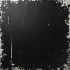Aufkleber - Grunge abstract background, black white color. Texture with scratch, noise grain. Distress urban design with paint splashes, grunge frame. Dark, dirty, rough, worn, old, vintage, retro.
