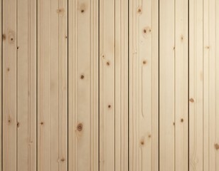 Poster - Light brown wood wall texture. Vertical planks with natural wood grain pattern, knots. Background for design, construction, interior, exterior, rustic decor. Natural wooden surface. Empty background.