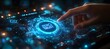 © Five Million Stock - Zero Trust security concept with abstract digital interface elements, representing modern cybersecurity framework and data access control