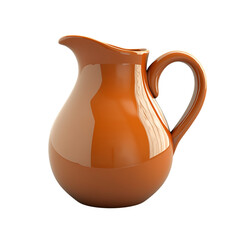Wall Mural - jug cartoon isolated on white background full depth of field