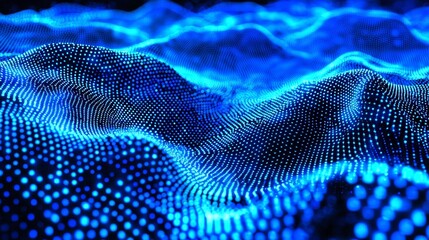 Wall Mural - connectivity flows seamlessly through the virtual landscape.