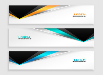 Wall Mural - modern style corporate web business banner template for website presentations
