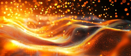 Wall Mural - the art of light: merging scientific patterns with creative expression