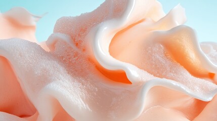Poster - Ethereal Soft Waves Delicate Pastel Abstract Texture in  Ultra-Resolution - Modern Minimalist Design Inspiration for Digital Art and Creative Branding