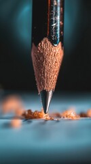 Aufkleber - Mindful Creativity Unleashed Reach As High As You Can Day - Macro Pencil Storytelling for Gen Z Productivity and Digital Learning Narratives