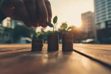 Poster - Money Smart Week Spring Investment Guide Eco-Conscious Growth Strategies for Mindful Millennials in Urban Sustainable Finance Landscape