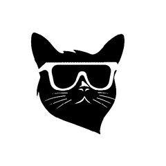 Naklejka na meble vector illustration of a cat