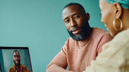 Poster - Inclusive Remote Recruitment Gen Z Professional Virtual Interview Showcasing Modern Workplace Diversity, Collaboration, and Digital Talent Acquisition Strategies
