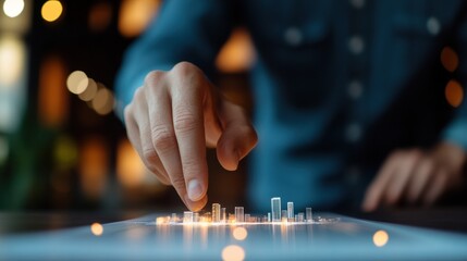 Poster - Augmented Urban Intelligence Holographic City Planning and Immersive Real Estate Technology Visualizing Next-Generation Investment Strategies with Precision Touch Interaction