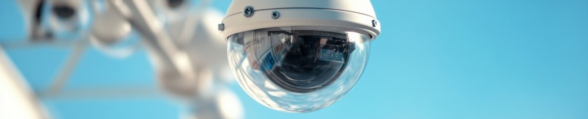 Poster - Advanced Cybersecurity Surveillance High-Performance Dome Camera in 5G Infrastructure - Next-Gen Digital Protection and Smart City Intelligence Ecosystem
