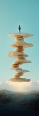 Poster - Empowering Ascent Surreal Entrepreneurial Mindset Visualization - Innovative Career Growth and Professional Transformation in Emerging Digital Landscape