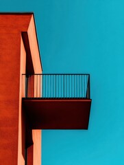 Aufkleber - Minimalist Urban Living Geometric Architectural Narrative of Modern Residential Design - Innovative Spatial Solutions for Contemporary Urban Dwellers