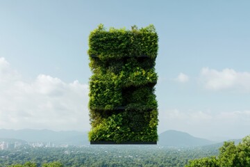 Poster - Innovative Urban Vertical Garden Transformative Green Architecture Redefining Sustainable City Landscapes with Biophilic Design and Climate Resilience Solutions