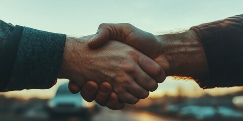 Leinwandbilder - global collaboration decoded multicultural professional handshake symbolizing inclusive leadership, 