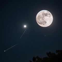 moon and stars