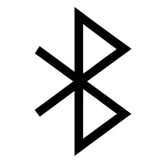 bluetooth icon vector illustration