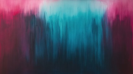 Poster - Abstract blur with vertical strokes on textured canvas in blue and pink hues, creating a minimalist and artistic background.