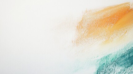 Fototapete - Delicate gradient art on textured canvas with amber and teal blending for sophisticated abstract backgrounds and creative designs