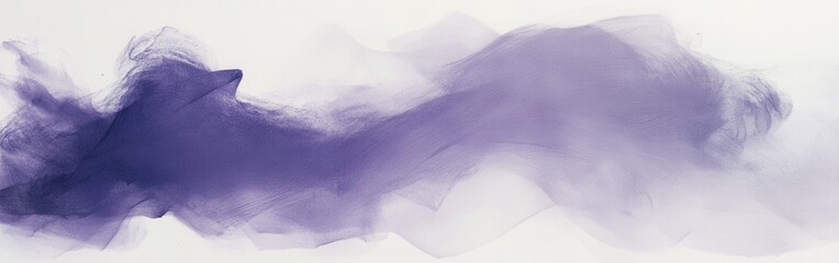 Leinwandbilder - Subtle muted lavender and gray pencil strokes mix to create a soft and flowing abstract background for designs