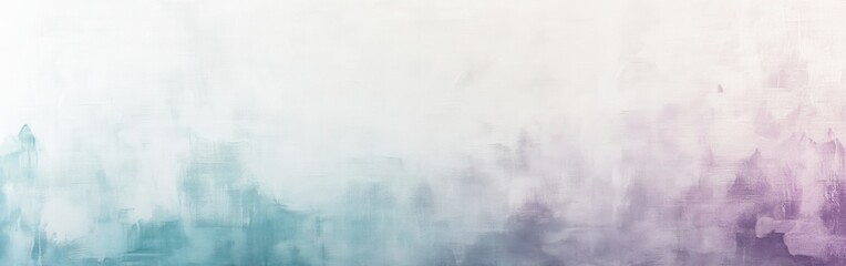 Aufkleber - White canvas featuring soft pencil strokes accents in blue and purple with a dreamy and ethereal feel